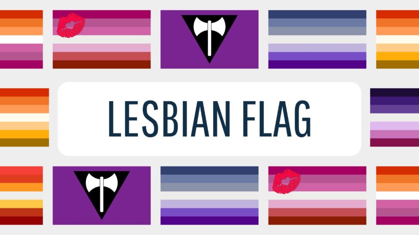 lesbian flag