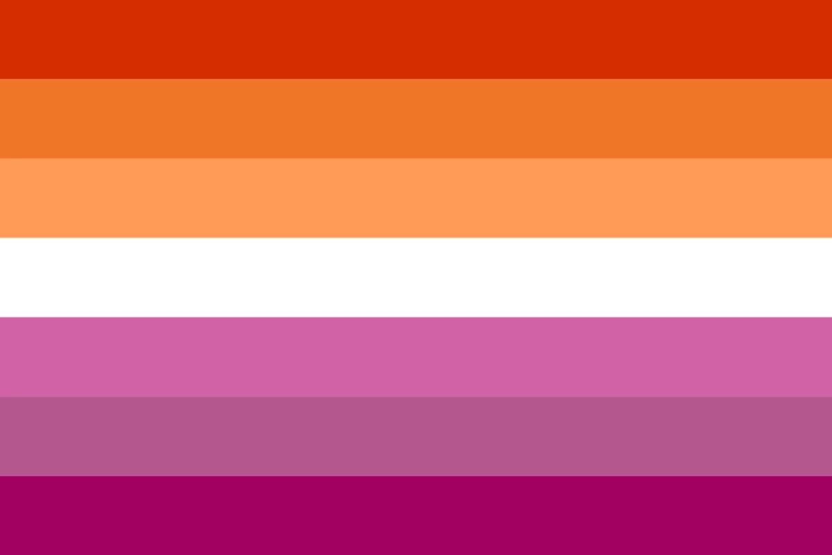 LGBTQ+ Pride Flags: Meanings, Colours and History 16 Lesbian Pride Flag, created by Emily Gwen