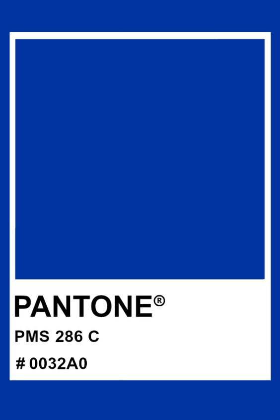 Blue Pantone in bisexual flag