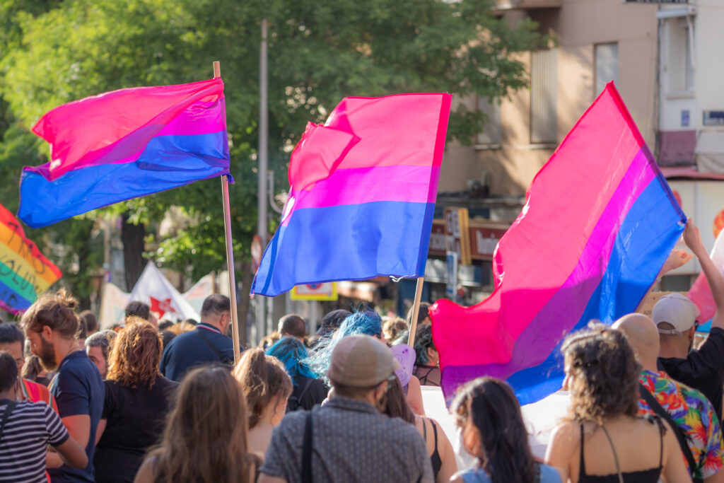 Bisexual pride flag