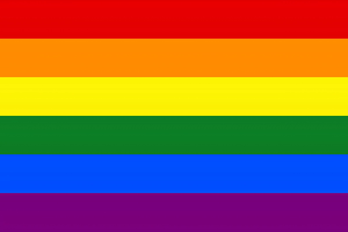LGBTQ+ Pride Flags: Meanings, Colours and History 11 Six-stripe rainbow flag, a simplified version of Baker’s design