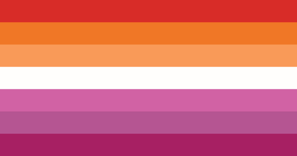 Seven Stripe Lesbian Flag