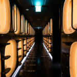 inside of capsule hotels