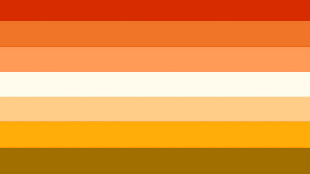 orange butch lesbian flag