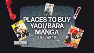 places to buy Yaoi manga in japan