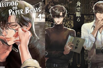 sleeping on paper plane