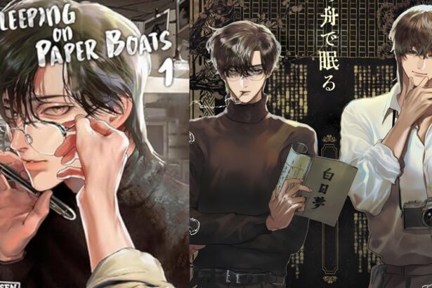 sleeping on paper plane