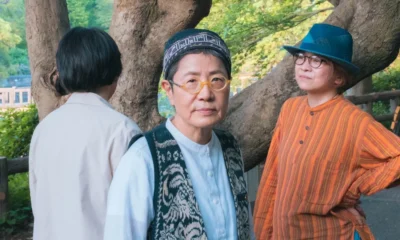 Three older LGBTQ+ women in Japan, Kumiko, Hitomi Sawabe, and Michiru Sasano, photographed together for VOGUE JAPAN