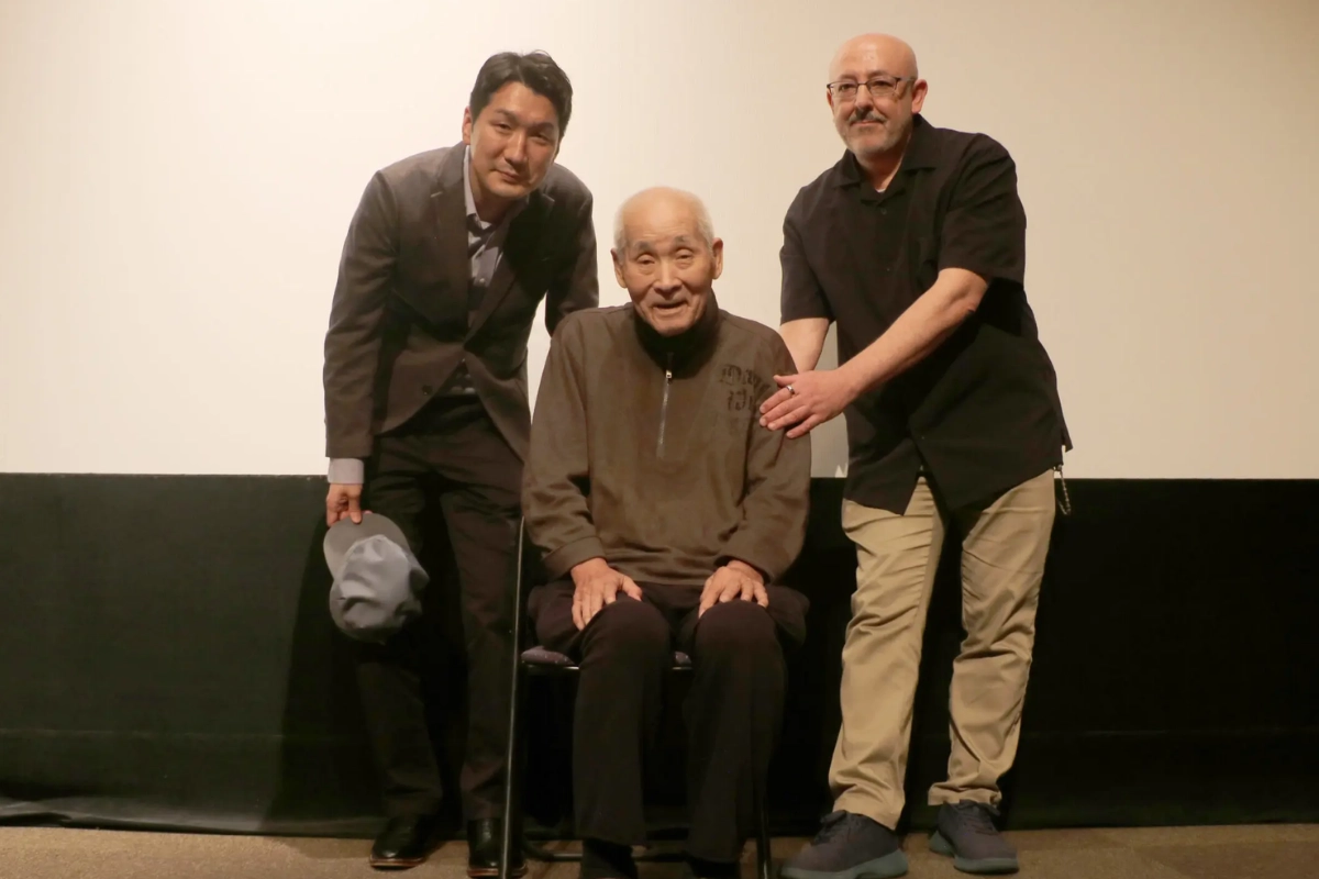 What Is It Like to Grow Older as an LGBTQ+ Person in Japan? 10 Tadashi Hase at a Tokyo event for the documentary 94-Year-Old Gay about LGBTQ+ aging in Japan